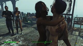 Porn with Fishermen at the Local Port. Hard Workers are Happy with a new Bitch | PC Gameplay