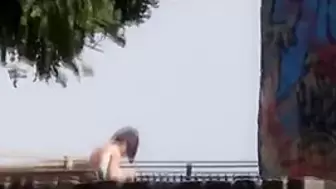 Public Oral Sex By Spanish Huge Tit