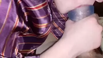 Pocket Snatch Handjob/blowjob With Jizz In Mouth Torture