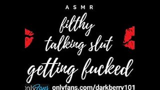 ASMR Wild talking skank