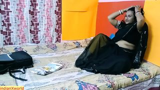 Indian attractive NRI bhabhi fucking with dildo and my schlong! Hindi sex with clear audio