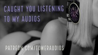 CAUGHT YOU MASTURBATING TO MY CUTE AUDIO erotic sound for women M4F sleazy talk audioporn role-play