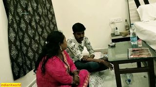 Compromise sex with manager!! Hard-Core sex with new kamwali bhabhi!!