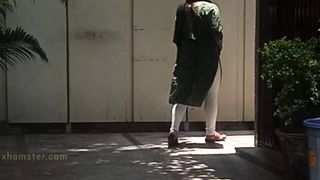 Sangeeta goes to unisex public toilet and gets alluring seeing studs pissing there( sleazy erotic Hindi audio)