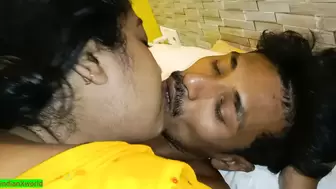 Indian attractive bhabhi sweet real fucking with fresh stud! Hindi sex
