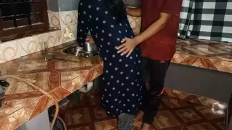 massive booty maid xxx nailed in kitchen Stand while washing Utensils ! full HD Sex movie with clear audio