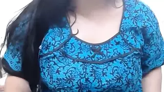 indian desi aunty talking naughty and showing her hairy snatch to her customer