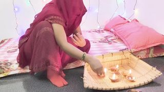 Dipawali special day fucking with bf bhabhi Indian village stunning really attractive Sex