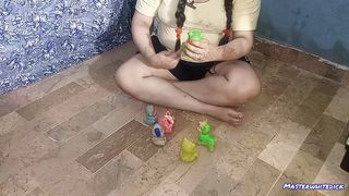 Bad chick wants lolipop he put penis in mouth and lose anal
