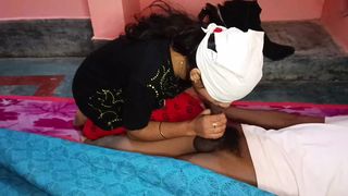 alluring Indian teeny maid licks rod in all Hindi nasty audio fuck