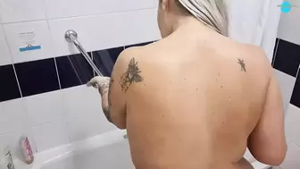 Nasty MILF doggy styled in the shower