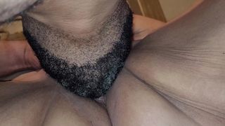 FAT WOMAN POINT OF VIEW TWAT LICKING till she Squirt/Pee