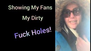 Sleazy Wifey Spreads Her Nasty Cunt & Butthole