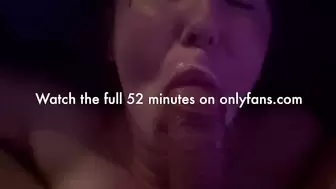 Sperm on her face !