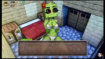 HornyCraft Minecraft Parody Cartoon game Ep.24 creeper skank gave me a deepthroat oral sex
