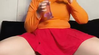 Velma's CREAMY Vagina Craves Fred! Pawg Velma Orgasm to Her Fantasy, While Talking Kinky to Fred. PARODY PORN