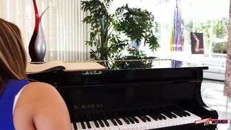 Blowing her piano teachers cunt is the only thing that can soothe this nasty lady