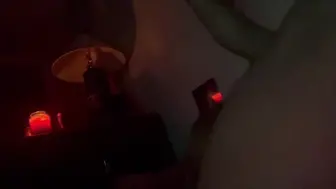 Blowing my own spunk while fucking my behind filthy daddy