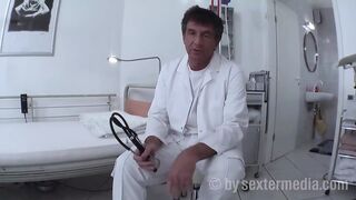 Threesome with horny doctor