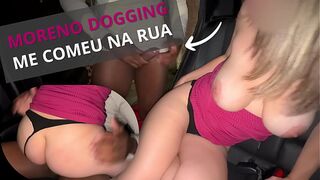 Dogging Night: NandaNua Used in the Street by a BBC Stranger While My Cuckold Watched
