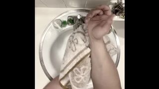 #ScrubHub: Washing his Filthy Balls LOVINGLY BY HAND; SFW