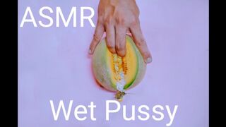 ASMR Wet Pussy with Dildo